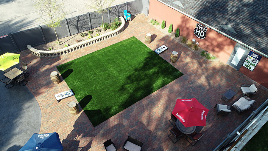 HD Tavern Patio and Gaming AreaHD Tavern Patio and Turf Court
