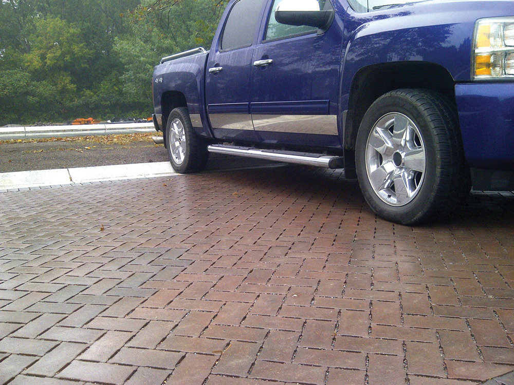 Brickstone Permeable Parking Lot