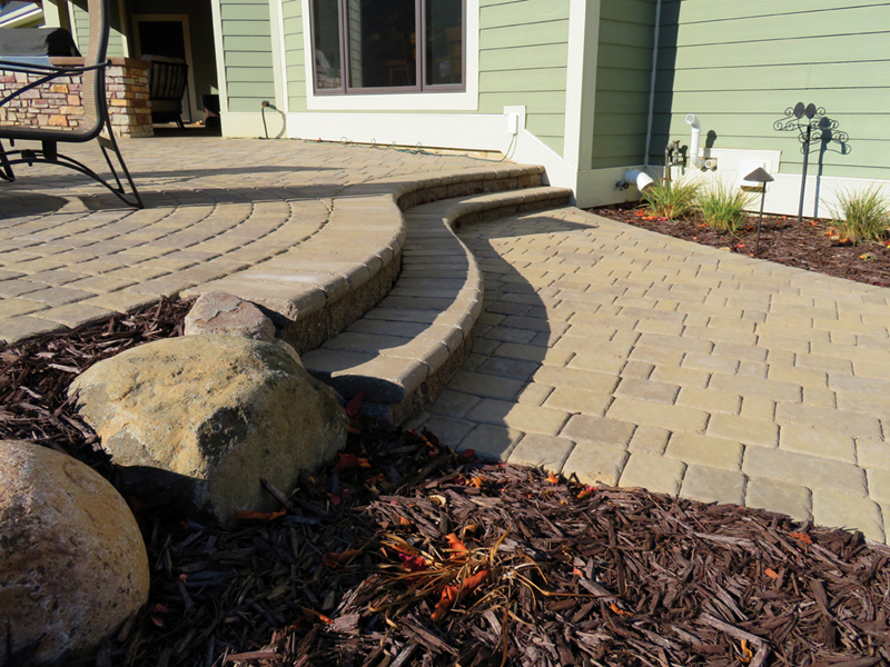 Gallery Willow Creek Paving Stones - How To Make A Semi Circle Patio